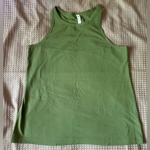 Lululemon Athletica Green Fitted Sleeveless Tank Top 18 NWT